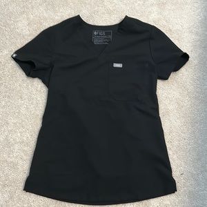 ***SET****XXS black figs scrub top and bottom.
